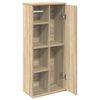 vidaXL Bathroom Cabinet with Roll Holder Sonoma Oak 39x22x90 cm