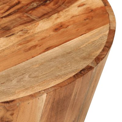 vidaXL Coffee Table Ø52x30 cm Solid Wood Acacia
