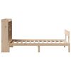 vidaXL Bookcase Bed without Mattress 90x200 cm Solid Wood Pine