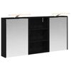 vidaXL Bathroom Cabinet Set 3 pcs 126 x 16 x 62.5 cm Engineered wood