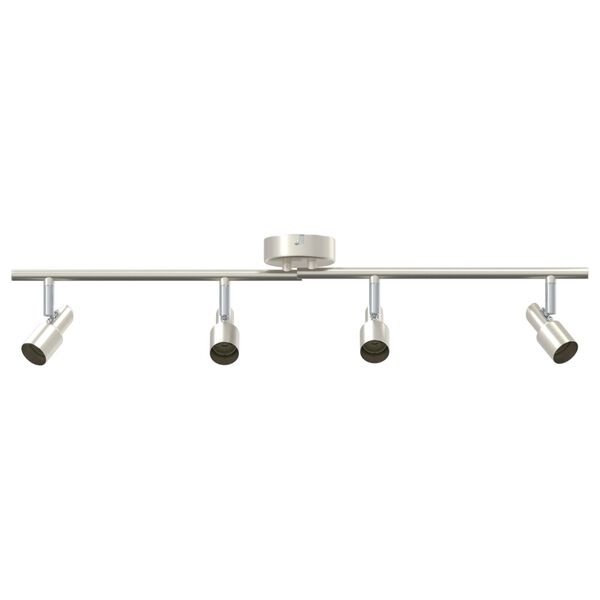 vidaXL Ceiling Spotlight Brushed Nickel 70 x 9 x 12.5 cm Steel