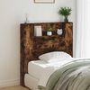 vidaXL Headboard Smoked Oak 100 x 16.5 x 103.5 cm Engineered Wood
