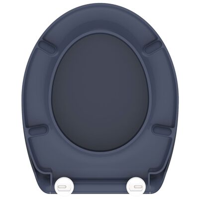 SCHÜTTE Duroplast Toilet Seat with Soft-Close Quick Release ANTHRAZIT