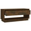 vidaXL TV Cabinet Smoked Oak 102x41x44 cm Engineered Wood