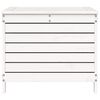 vidaXL Garden Footstool White 62x63.5x53.5 cm Solid Wood Pine