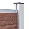 vidaXL Fence Panel Set WPC 699x146 cm Brown
