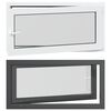 vidaXL Tilt & Turn Basement Window RISOR 120 x 60 cm PVC and Glass
