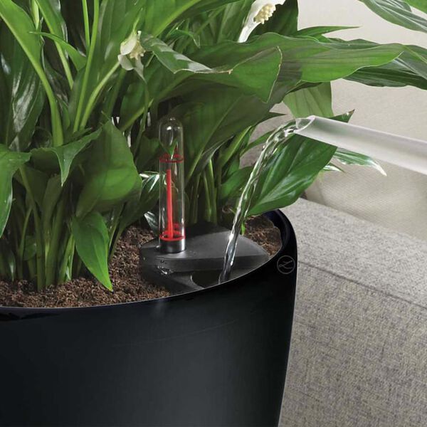 LECHUZA Planter Classico Color 35 ALL-IN-ONE Slate 13224