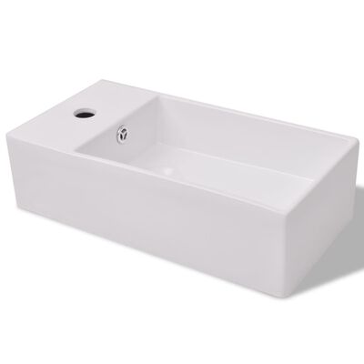 vidaXL Three Piece Bathroom Furniture and Basin Set Beige