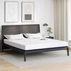 vidaXL Mattress White and Blue 200 x 200 cm Gel Memory Foam