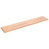 vidaXL Table Top Light Brown 200x40x(2-4)cm Treated Solid Wood Live Edge