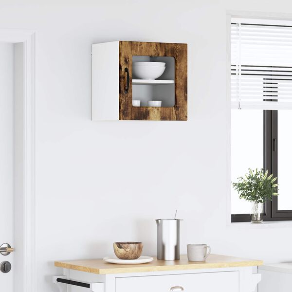 vidaXL Kitchen Cabinet Smoked Oak 40 x 31 x 40 cm Engineered Wood