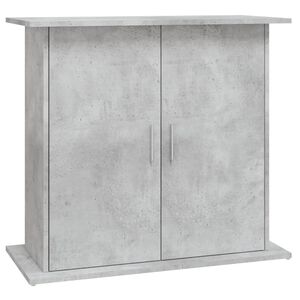 vidaXL Aquarium Stand Concrete Grey 81x36x73 cm Engineered Wood