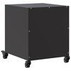 vidaXL Bedside Cabinets 2 pcs Black 36x39x43.5 cm Steel