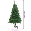vidaXL Artificial Christmas Tree with 150 LEDs with Stand Green 120 cm