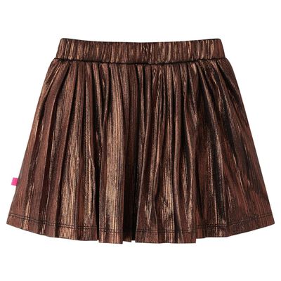 Kids' Skirt with Glitters Cognac 128