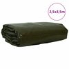 vidaXL Tarpaulin 650g / m&sup2; Olive Green 2.5 x 3.5 m
