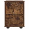 vidaXL Bedside Tables with Drawer 2 pcs Smoked Oak 30.5 x 30 x 43 cm