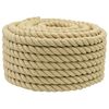 vidaXL Boat Rope 25 m 1.8 Natural PP