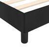 vidaXL Bed Frame without Mattress Black 90x190 cm Single Single Velvet