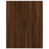 vidaXL Wall Mounted Cabinet Brown Oak 69.5x34x90 cm