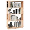 vidaXL Book Cabinet/Room Divider 80x25x132 cm Solid Wood Pine