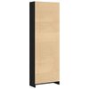 vidaXL Bookshelf Black Oak 60 x 24 x 176 cm Engineered Wood