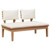 vidaXL Garden Sofa Set 5 pcs Brown and Cream