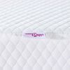 vidaXL Mattress Topper White 180 x 200 x 7 cm Jaquard Fabric