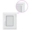 vidaXL Basement Window Internal Colour White RISOR 40 x 60 cm