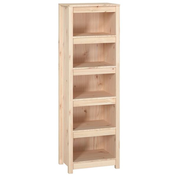 vidaXL Book Cabinet 50x35x154 cm Solid Wood Pine