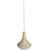Luxform Battery-operated LED Garden Flame Lantern Marrakesh White