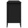 vidaXL Bathroom Sink Cabinet Black 91x35x60 cm Engineered Wood