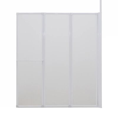 vidaXL Shower Bath Screen L Shape 4 Panels 120x70x137 cm