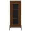 vidaXL Highboard Brown Oak 34.5x34x180 cm Engineered Wood
