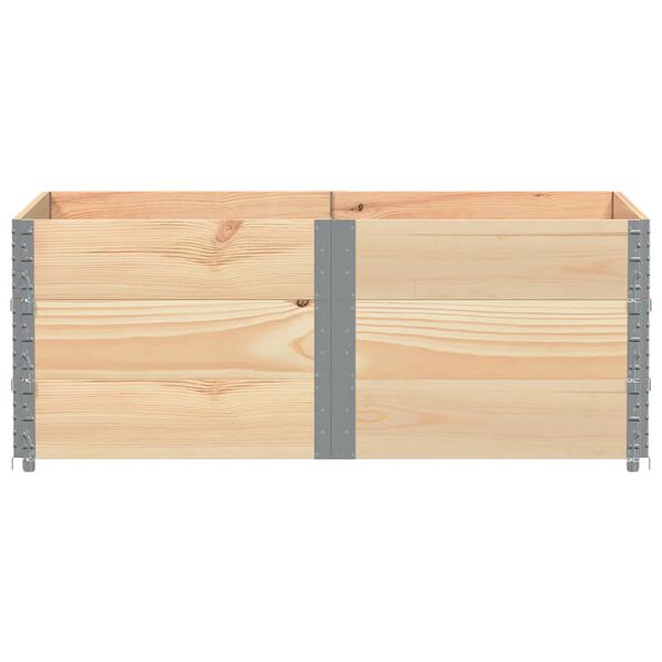 vidaXL Pallet Collars 3 pcs 150x100 cm Solid Wood Pine
