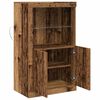 vidaXL Side Cabinet Old wood 60.5 x 37 x 100 cm Engineered Wood