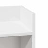 vidaXL Side Table with Shelf White 25.5x27x60 cm