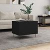 vidaXL Coffee Table Black 60x44.5x45 cm Engineered Wood