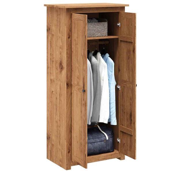 vidaXL Wardrobe 80x50x171.5 cm Solid Pine Panama Range
