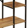 vidaXL Clothes Rack with Shelves 90x40x190 cm Solid Wood Mango and Iron