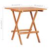 vidaXL 3 Piece Folding Bistro Set Solid Teak Wood