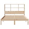 vidaXL Bookcase Bed without Mattress 135x190 cm Double Solid Wood Pine