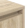 vidaXL Bedside Cabinet with LED Lights Sonoma Oak 38x34x65 cm