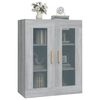 vidaXL Hanging Wall Cabinet Grey Sonoma 69.5x34x90 cm