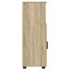 vidaXL Bathroom Cabinet with Storage Sonoma Oak 30 x 35 x 95 cm