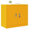 vidaXL Storage Cabinet Mustard Yellow 80 x 40 x 70 cm Steel
