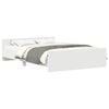 vidaXL Bed Frame without Mattress White 120x200 cm