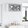 vidaXL Kitchen Cabinet with Shelf 2 pcs Grey Sonoma 40 x 31 x 40 cm
