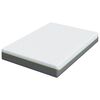vidaXL Mattress White and Grey 140 x 190 cm Pocket Spring